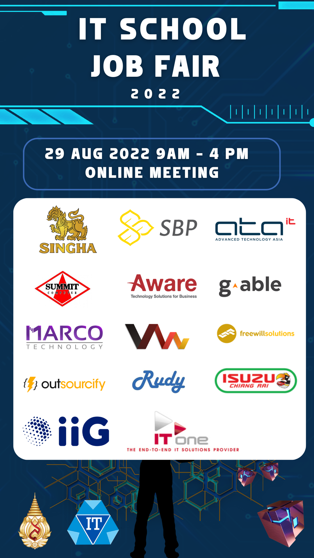 สำนักวิชาเทคโนโลยีสารสนเทศจัดกิจกรรม ITSchool Job Fair 2022 